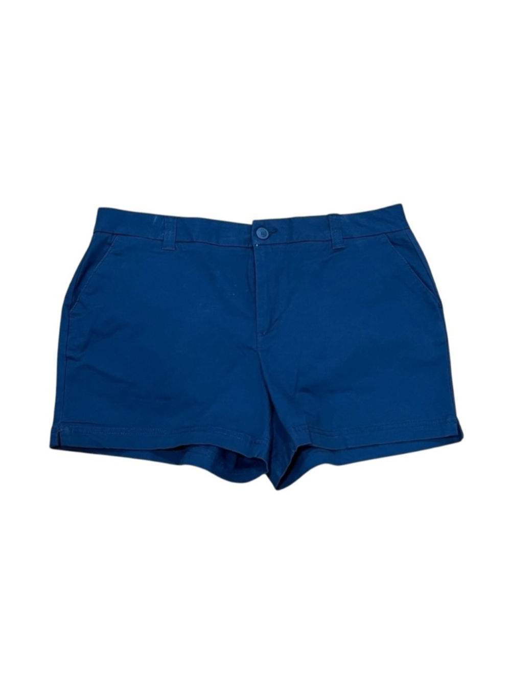 Magellan Outdoors Size 16 Women's Happy Camper Shorts Navy Blue NWT